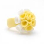 San Martin Yellow And White Porcelain Ring One Of..